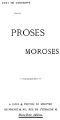 [Gutenberg 57712] • Proses moroses